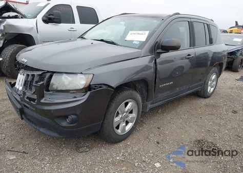 2014 Jeep Compass Sport from USA, damaged, VIN 1C4NJCBA1ED803703